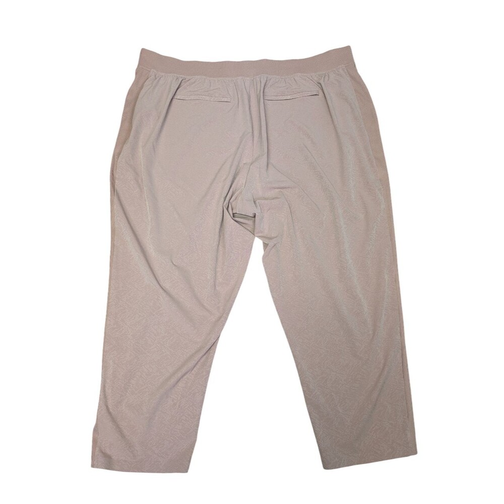Athleta Womens Pull On  Ankle Pants Size 26 Brooklyn Textured Blush Pink - Picture 4 of 10
